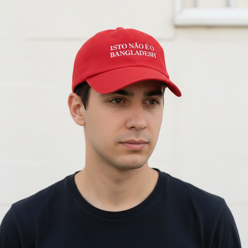 Boné "ISTO NÃO É O BANGLADESH" - classic red